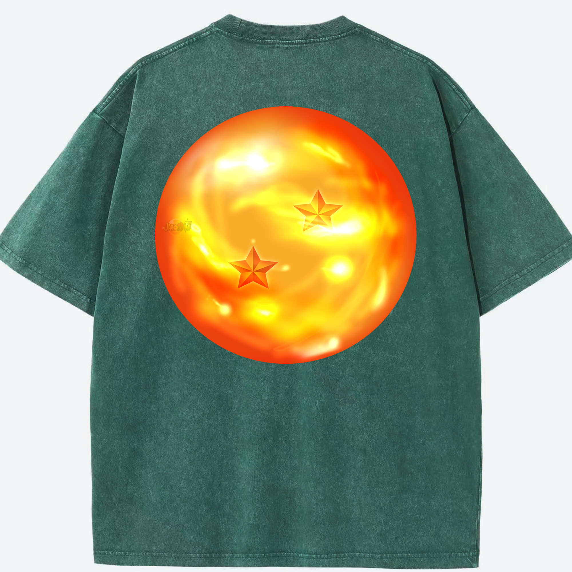 （画像用） ドラゴンボール DRAGON BALL 綿100% ヴィンテージ風 半袖Tシャツ（背面プリント）